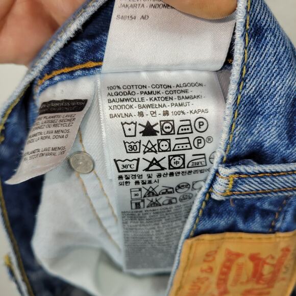 Vintage Levi Jeans Mens Sz 40x30 Blue Y2k Grunge Gorpcore Levis Jean Pant Pants - Picture 8 of 16